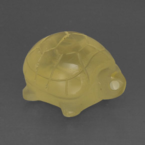 Quartz Gemstone in 21 x 16.7 mm Size for Sale, Quartz Stone in Lemon Color