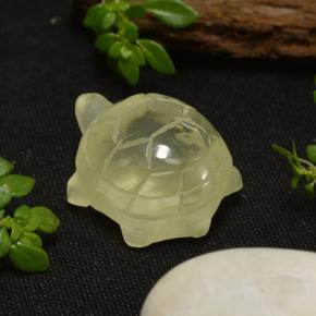 21.59 ct Yellow Quartz Stone, Natural Quartz in Carved Turtle Shape for Sale
