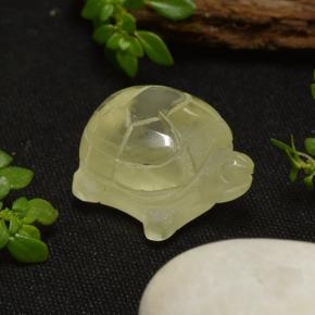 Quartz Gemstone in 19.2 x 15 mm Size for Sale, Quartz Stone in Medium Yellow Color