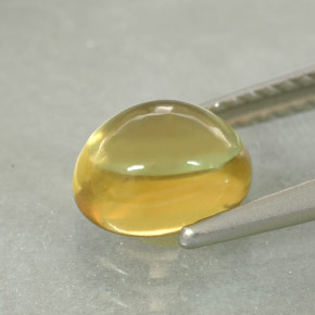 Quartz Gemstone in 8 x 6 mm (calibrated) Size for Sale, Quartz Stone in Lemon Color