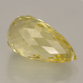 Quartz Gemstone in 19 x 10.2 mm Size for Sale, Quartz Stone in Lemon Color