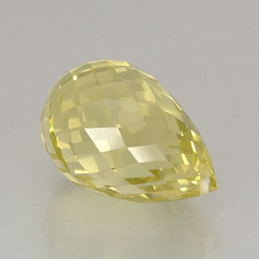 Quartz Gemstone in 15.7 x 10.8 mm Size for Sale, Quartz Stone in Lemon Color