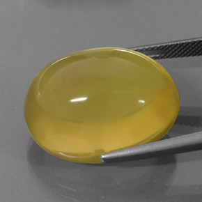 Quartz Gemstone in 22.7 x 18.6 mm Size for Sale, Quartz Stone in Lemon Color