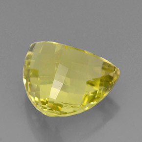 Quartz Gemstone in 18.3 x 17.9 mm Size for Sale, Quartz Stone in Lemon Color