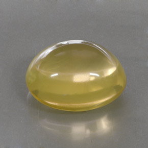 28.90 ct Yellow Quartz Gemstone, Quartz Gem in Oval Cabochon Shape for Sale.