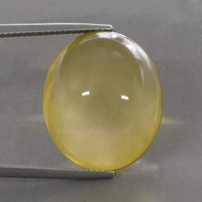 28.90 ct Yellow Quartz Stone, Natural Quartz in Oval Cabochon Shape for Sale