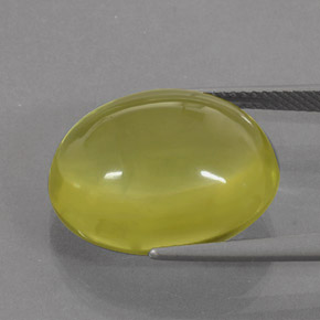 Quartz Gemstone in 18.7 x 15.1 mm Size for Sale, Quartz Stone in Lemon Color