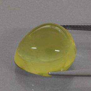Quartz Gemstone in 16.7 x 15.1 mm Size for Sale, Quartz Stone in Lemon Color