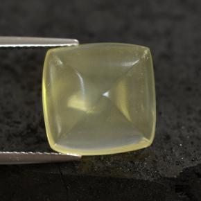 Pale Yellow Quartz Gem - 8.1ct Cushion Cabochon (ID: 262678)