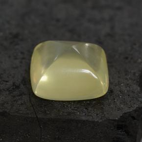 8.05 ct Yellow Quartz Stone, Natural Quartz in Cushion Cabochon Shape for Sale