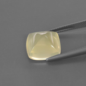 Quartz Gemstone in 12.5 x 12.4 mm Size for Sale, Quartz Stone in Lemon Color