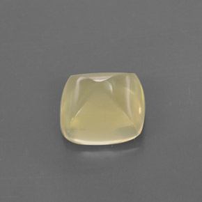 8.78 ct Yellow Quartz Stone, Natural Quartz in Cushion Cabochon Shape for Sale