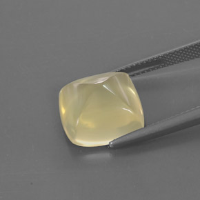 Quartz Gemstone in 12.9 x 12.7 mm Size for Sale, Quartz Stone in Lemon Color