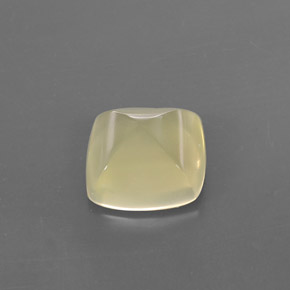 8.62 ct Yellow Quartz Stone, Natural Quartz in Cushion Cabochon Shape for Sale