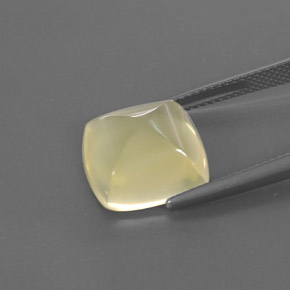 Quartz Gemstone in 12.9 x 12.9 mm Size for Sale, Quartz Stone in Lemon Color