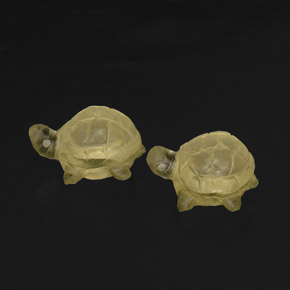 Quartz Gemstone in 14.3 x 11.1 mm Size for Sale, Quartz Stone in Lemon Color
