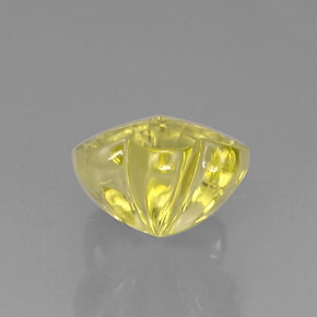 Quartz Gemstone in 12.3 x 12 mm Size for Sale, Quartz Stone in Lemon Color
