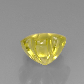Quartz Gemstone in 12.4 x 12 mm Size for Sale, Quartz Stone in Lemon Color
