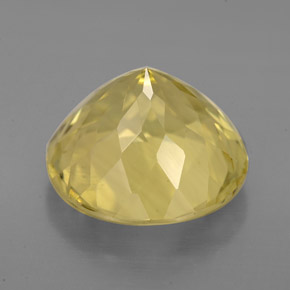 Quartz Gemstone in 12 mm (calibrated) Size for Sale, Quartz Stone in Lemon Color