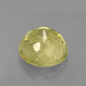 Quartz Gemstone in 12 mm (calibrated) Size for Sale, Quartz Stone in Lemon Color