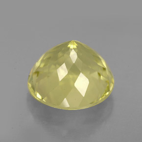 Quartz Gemstone in 12 mm (calibrated) Size for Sale, Quartz Stone in Lemon Color