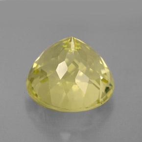 Quartz Gemstone in 12 mm (calibrated) Size for Sale, Quartz Stone in Lemon Color