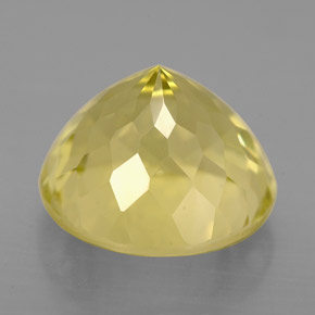 Quartz Gemstone in 11 mm (calibrated) Size for Sale, Quartz Stone in Lemon Color