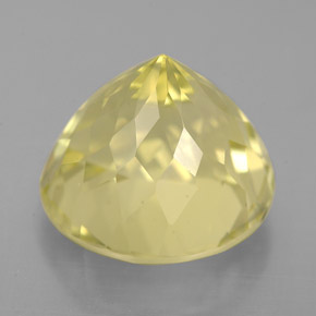 Quartz Gemstone in 11 mm (calibrated) Size for Sale, Quartz Stone in Lemon Color