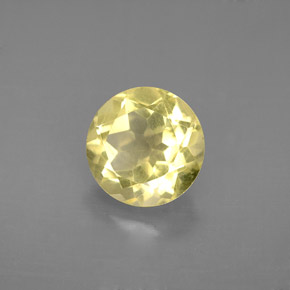 2.50 ct Yellow Quartz Stone, Natural Quartz in Round Facet Shape for Sale