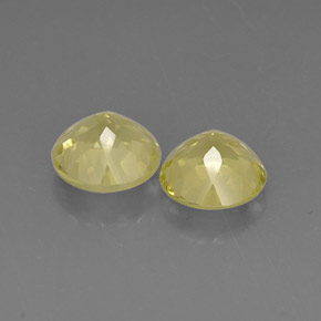 Quartz Gemstone in 9 mm (calibrated) Size for Sale, Quartz Stone in Lemon Color