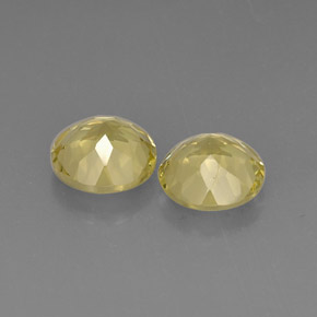 Quartz Gemstone in 9 mm (calibrated) Size for Sale, Quartz Stone in Lemon Color