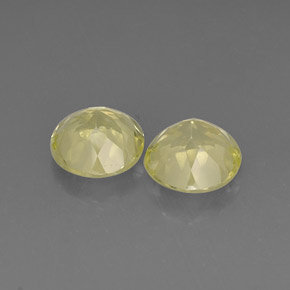 Quartz Gemstone in 9 mm (calibrated) Size for Sale, Quartz Stone in Lemon Color