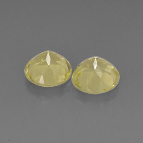 Quartz Gemstone in 9 mm (calibrated) Size for Sale, Quartz Stone in Lemon Color