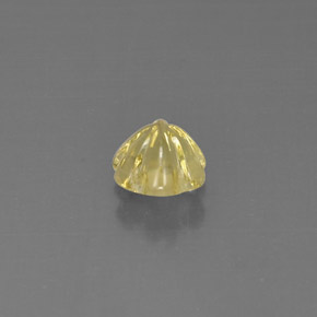 Quartz Gemstone in 8 x 7.9 mm Size for Sale, Quartz Stone in Lemon Color