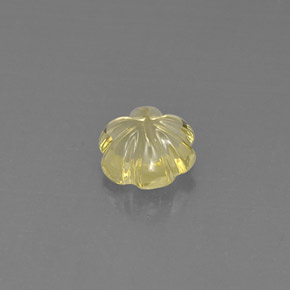 Quartz Gemstone in 9.4 x 9.1 mm Size for Sale, Quartz Stone in Lemon Color