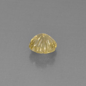 Quartz Gemstone in 8.9 x 8.8 mm Size for Sale, Quartz Stone in Lemon Color