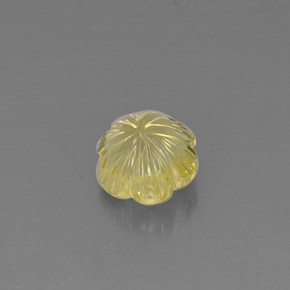 Quartz Gemstone in 8.7 x 8.4 mm Size for Sale, Quartz Stone in Lemon Color