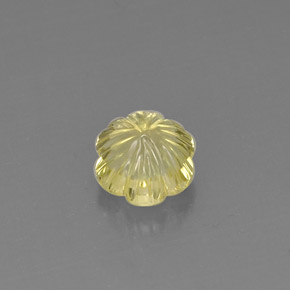 Quartz Gemstone in 8.2 x 7.9 mm Size for Sale, Quartz Stone in Lemon Color