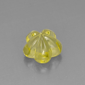 Quartz Gemstone in 12.3 x 12 mm Size for Sale, Quartz Stone in Lemon Color