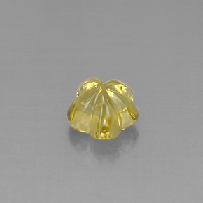 Quartz Gemstone in 8.5 x 8.4 mm Size for Sale, Quartz Stone in Lemon Color