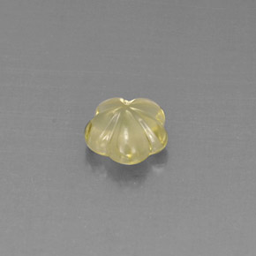 Quartz Gemstone in 8.4 x 8.1 mm Size for Sale, Quartz Stone in Lemon Color