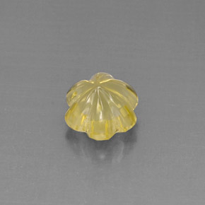 Quartz Gemstone in 10.3 x 9.5 mm Size for Sale, Quartz Stone in Lemon Color