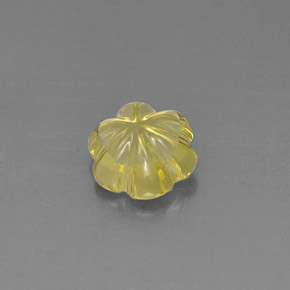 Quartz Gemstone in 10.4 x 9.7 mm Size for Sale, Quartz Stone in Lemon Color