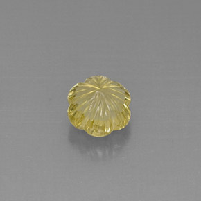 Quartz Gemstone in 9 x 8.5 mm Size for Sale, Quartz Stone in Lemon Color