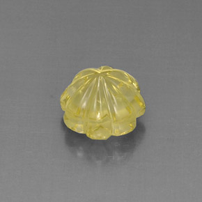 Quartz Gemstone in 11.6 x 11.5 mm Size for Sale, Quartz Stone in Lemon Color