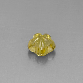 Quartz Gemstone in 8.5 x 8.4 mm Size for Sale, Quartz Stone in Lemon Color
