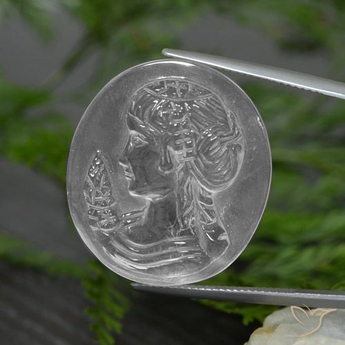 34.18ct Natural Clear White Quartz, Fancy, Transparent