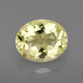 3.05 ct Yellow Quartz Stone, Natural Quartz in Oval Facet Shape for Sale