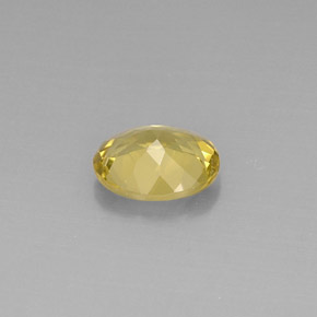 Quartz Gemstone in 11 x 9 mm (calibrated) Size for Sale, Quartz Stone in Lemon Color