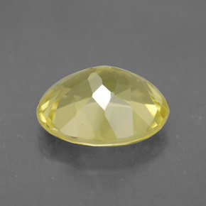 Quartz Gemstone in 11 x 9 mm (calibrated) Size for Sale, Quartz Stone in Lemon Color